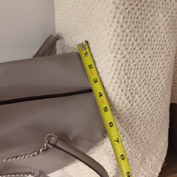 Michael Kors Gray Pebbled Leather Bag - Picture 15 of 15